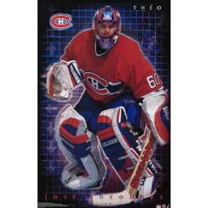 Jose Theodore POSTER Montreal Canadiens goalie NHL RARE  