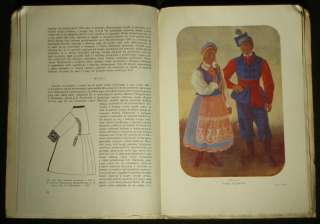 BOOK Polish Folk Costume Atlas Kujawy embroidery Poland  