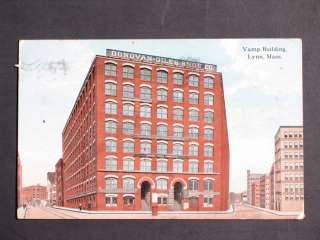 Vamp Building in Lynn MA c1915 Old Vintage Postcard  