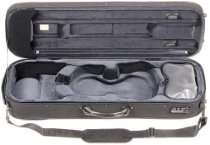   Stylus 5001S 4/4 Violin Case with Black Exterior and Silver Interior