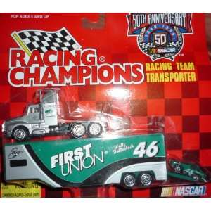   Nascar Racing Champions Racing Team Transporter First Union Car Toys