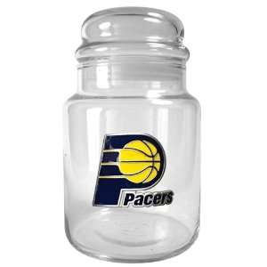  Sports NBA PACERS 31oz Glass Candy Jar   Primary Logo 