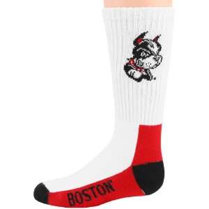  NCAA Boston Terriers Youth Tri Color Team Logo Tall Socks 