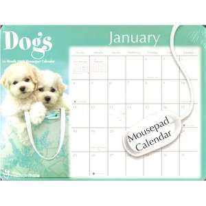  Dogs 14 Month 2009 Mousepad Calendar Studio 18 Books
