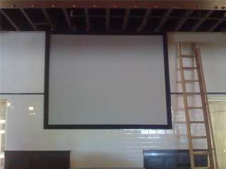 165 169 GRAY PROJECTOR projection SCREEN MATERIAL 84 X 150  