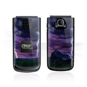 Design Skins for Nokia 2720 fold   Purple Lightning Design 