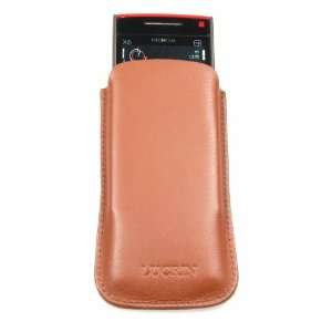  Lucrin   Case for Nokia X6   Smooth Cow Leather   Orange 