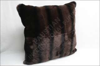 354 Brown rex rabbit fur pillow /pillow for fur blanket  