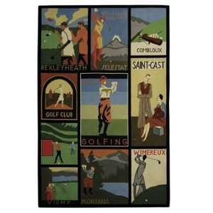  Safavieh Rugs Vintage Posters Collection VP252A 5R 