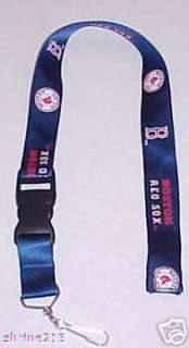 Boston Red Sox Lanyard Badge Holder Key Ring NEW  