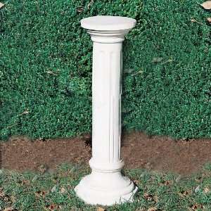   Pedestal For Urns and Statues Natural, Natural Patio, Lawn & Garden