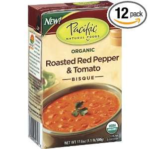 Pacific Natural Foods Organic Roasted Red Pepper And Tomato Bisque 