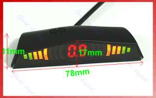 Car LED Display 4 Parking Sensor Reverse backup Radar  