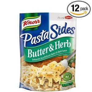 Knorr/Lipton Pasta Sides, Butter & Herb, 4.4 Ounce Packages (Pack of 