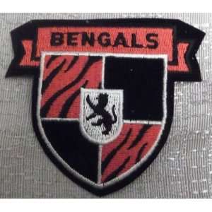  NFL CINCINNATI BENGALS Crest Symbol Embroidered PATCH 