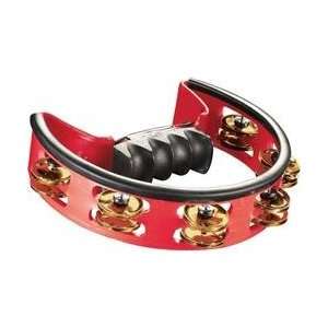  Pearl Ultra Grip Brass Tambourine Red Musical Instruments