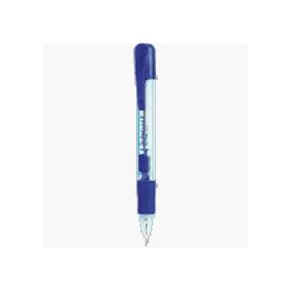   Pencil, Refillable, 0.7mm, Clear Barrel, Blue Accents