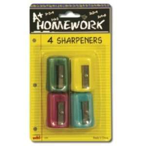 Pencil Sharpeners   4 pack Case Pack 48