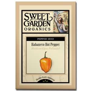  Habanero Pepper   Heirloom Seeds Patio, Lawn & Garden