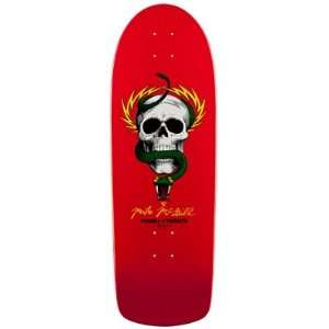 Powell Peralta McGill Skull & Snake Red Skateboard Deck   10 x 30.375 