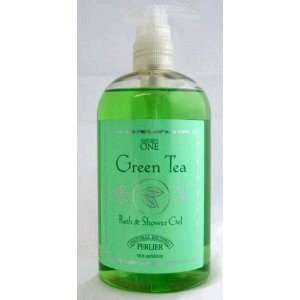 PERLIER NATURES ONE Green Tea Bath & Shower Gel 16.8 oz 