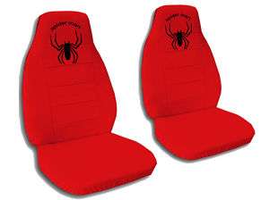 COOL SPIDER MAN CAR SEAT COVERS RED AWESOME  