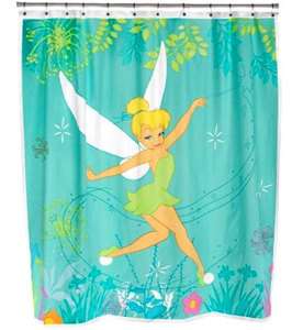 Tinkerbell Vinyl Shower Curtain  