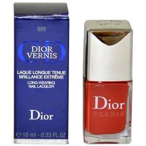   Christian Dior Vernis Nail Lacquer, No. 999 Poppy, 0.33 Ounce Beauty
