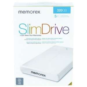  New Memorex Slimdrive 2.5 Inch Usb Portable Hard Disk 