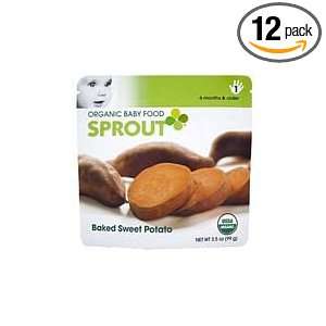 Sprout Foods Baked Sweet Potatoes Organic Baby Food (12x3.5 OZ 