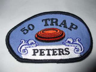 Vintage Remington Peters Shotgun 50 Trap Sport Clay Embroidered Patch 