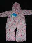 COLUMBIA SPORTSWEAR GIRLS SNUGGLY BUNNY DOWN SNOWSUIT BUNTING 6M NWT