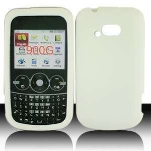 White SILICONE Soft Rubber Gel Skin Case Cover for Net10 LG 900g 