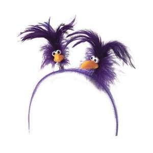 Purple Fraggle Bird Headband Party Animal Costume Hat 