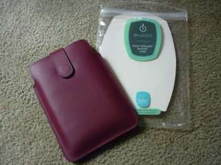 READER KOBO & SONY EX POINT LEATHER CASE IN WINE BERRY NEW IN PKG 