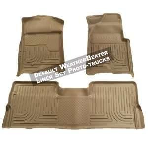 2011 INFINITI QX56 FRONT & SEOND SEAT CUSTOM MOLDED WEATHERBEATER 