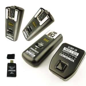 Radio Slave Hot Shoe Remote Wireless Flash Trigger x 3 Reiceiver For 