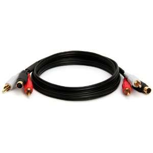  6FT S Video & 6FT RCA Audio Cable   MOLDED Electronics