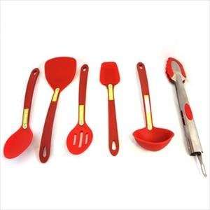 6 Pc Silicone Tool Set (Red)