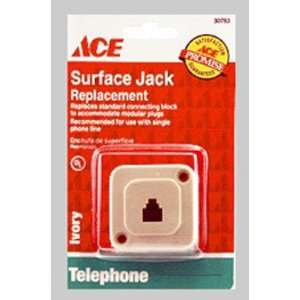  Ace Replacement Surface Mount Phone Jack (30783 