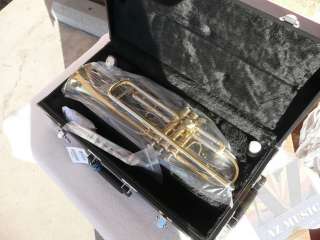 Jupiter 600ML Deluxe Student Bb Trumpet Outfit Display Demo Opened to 
