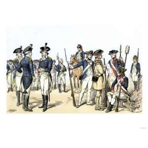  Continental Army Uniforms, 1775 1783, during the Revolutionary War 