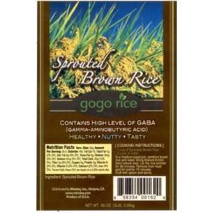gogo rice Sprouted Brown Rice, 80 oz, 3 pk  Grocery 