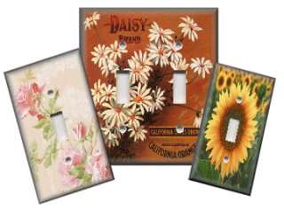   World decor, Floral items in Luna Gallery Switch Plates 