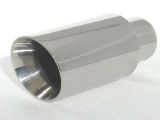 STAINLESS STEELT304 DOUBLE WALL EXHAUST TIP 3.5x2.25  