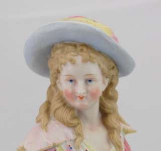 VTG Fine Handpainted 10 1/2 Porcelain Figurine Statue  