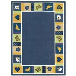   Just For Kids Baby Blues 1537 Bold Kids Room 54 x 78 Area Rug