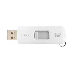  Sandisk 2GB Cruzer Micro U3 WHITE USB 2.0 Drive (SDCZ6 