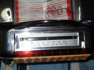 Vintage Thomas CR 9th Select o Matic 100 Diner AM/FM Cassette Jukebox 