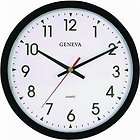 Timex 14 BLK PLSTC QUARTZ WALL CLOCK PERP GENEVA 083275039807  